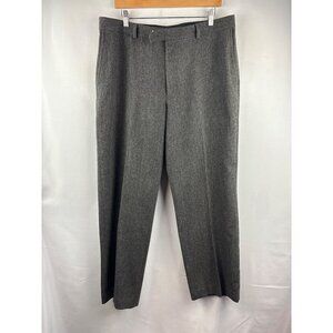 Claiborne Mens Gray Wool-Blend Trousers Size 36/30